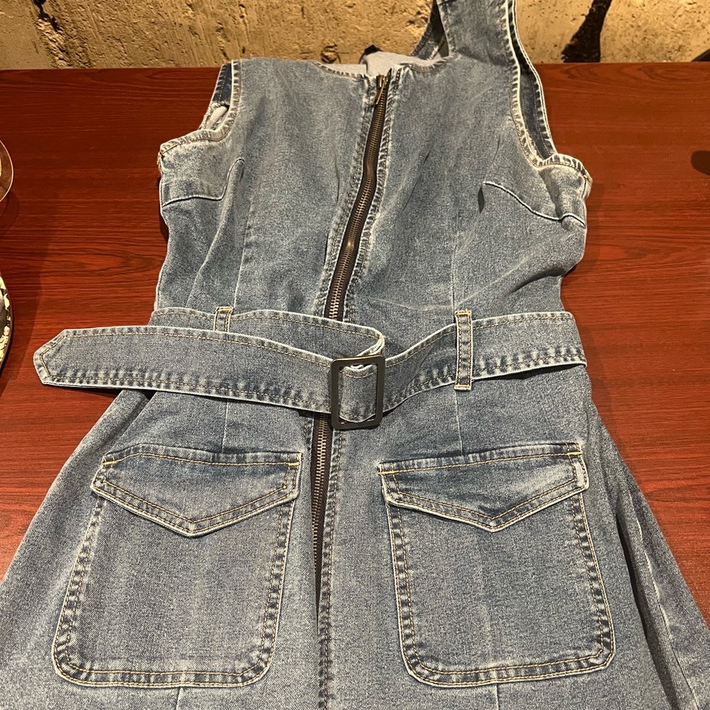 Denim dress